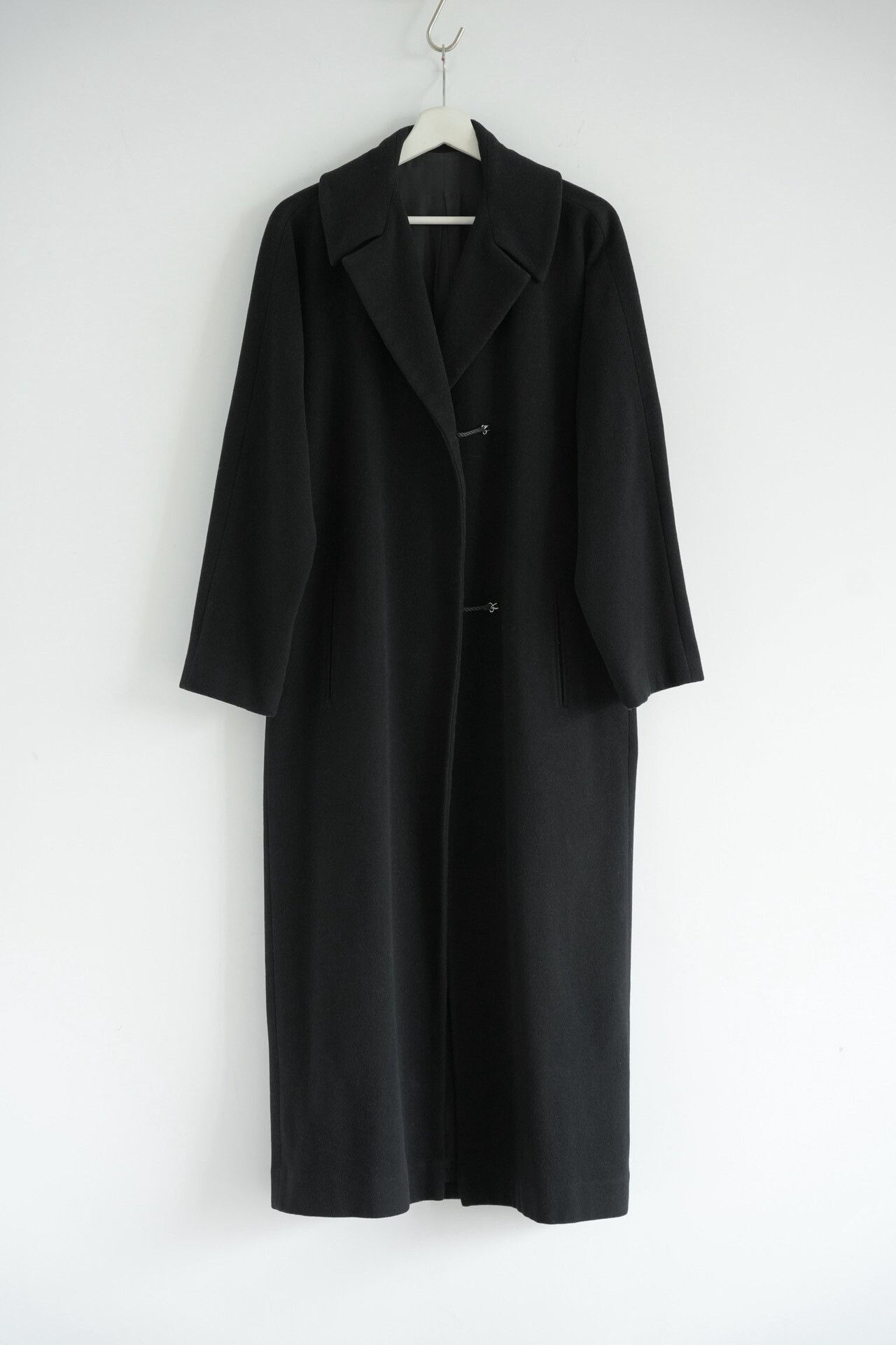 Yohji Yamamoto Yohji Yamamoto Long Black Coat Size S / US 4 / IT 40 - 1 Thumbnail