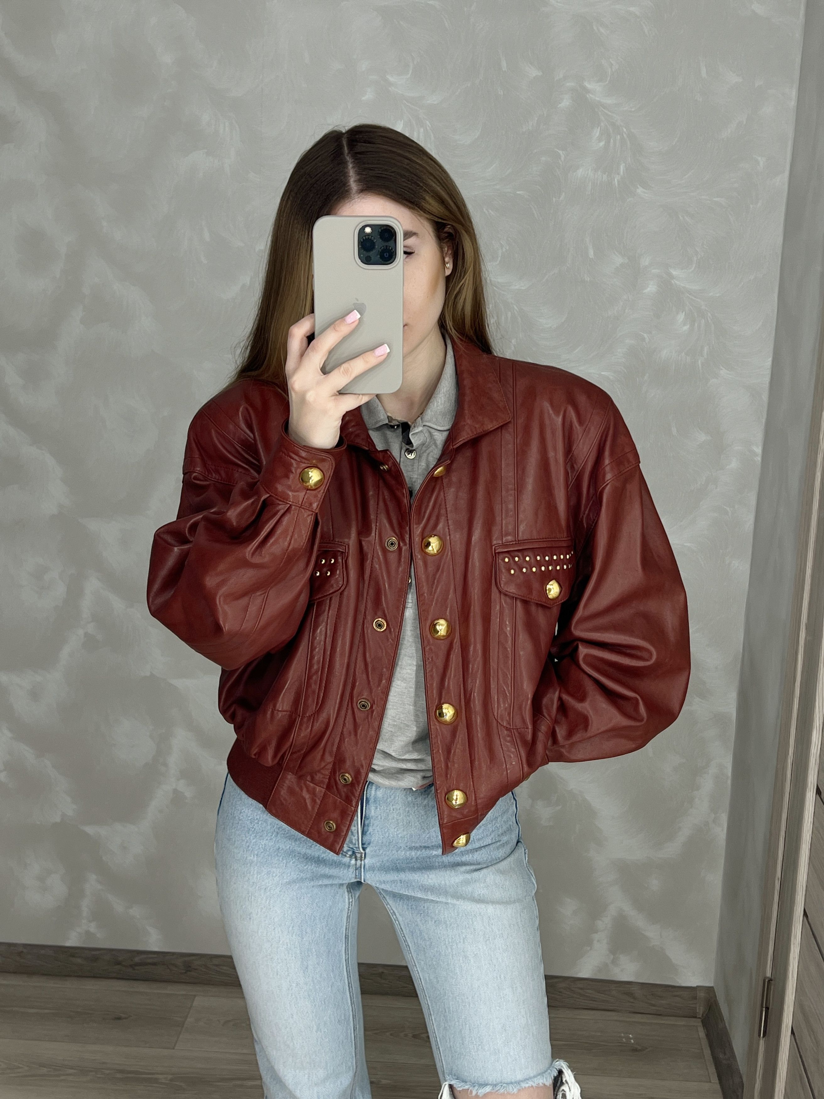 Escada Escada Lambskin Jacket & Gold Studs Snap-Front Size M / US 6-8 / IT 42-44 - 14 Thumbnail