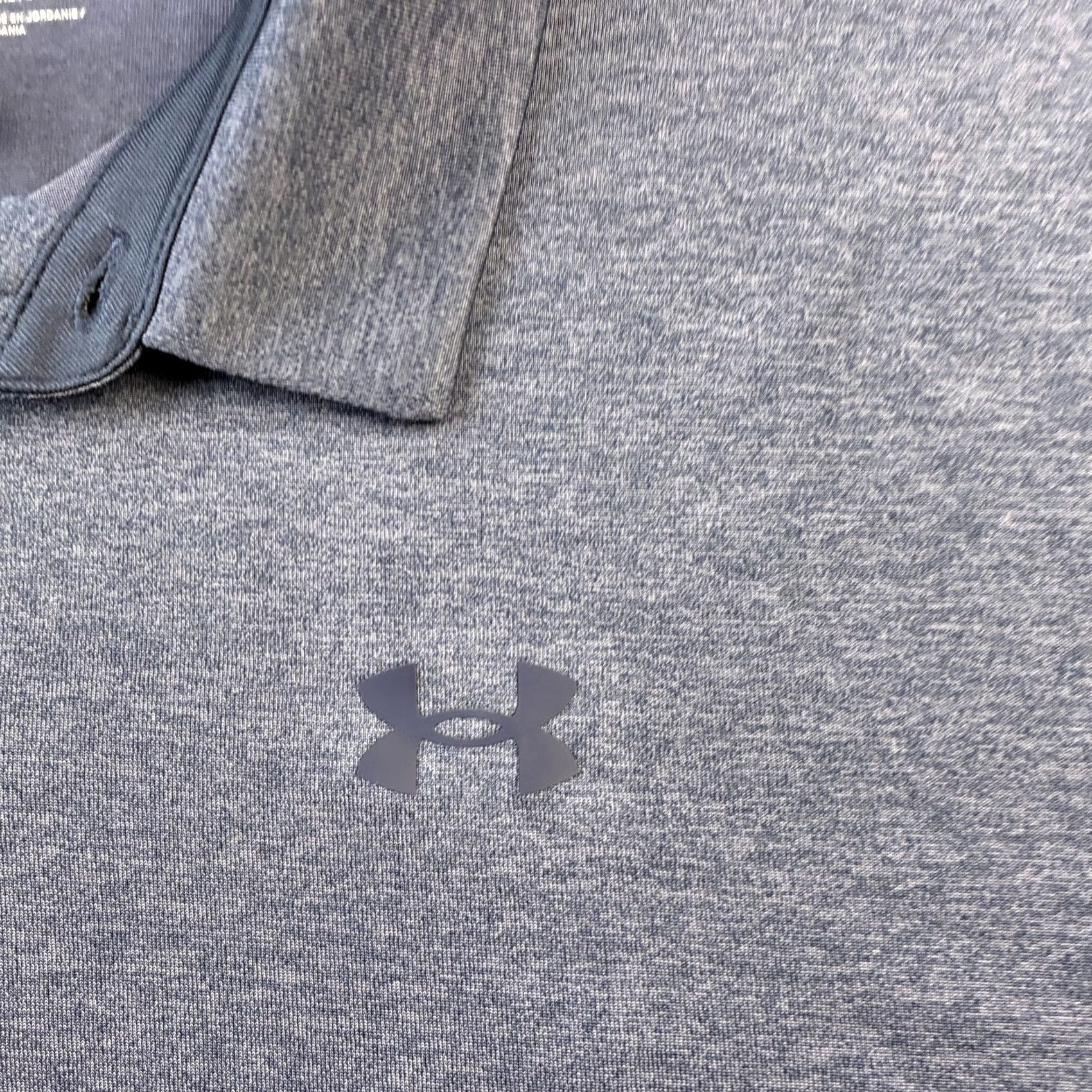 Under Armour Under Armour Polo Shirt Mens 2XL Blue Heather Playoff 3.0 Polo Short Sleeve Breathable Lightweight Size US XXL / EU 58 / 5 - 4 Thumbnail