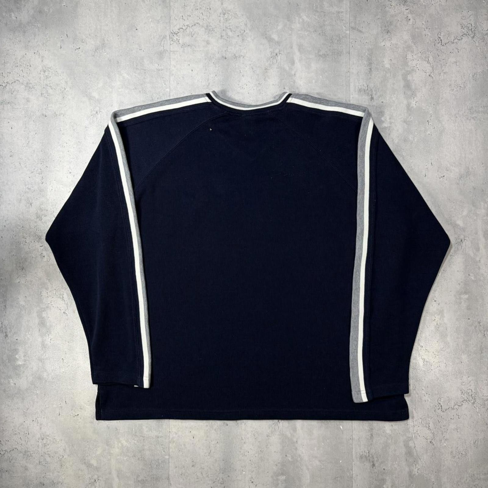 Hard Rock Cafe Vintage Navy Hard Rock Cafe Striped Knit Sweater Size US XL / EU 56 / 4 - 7 Thumbnail