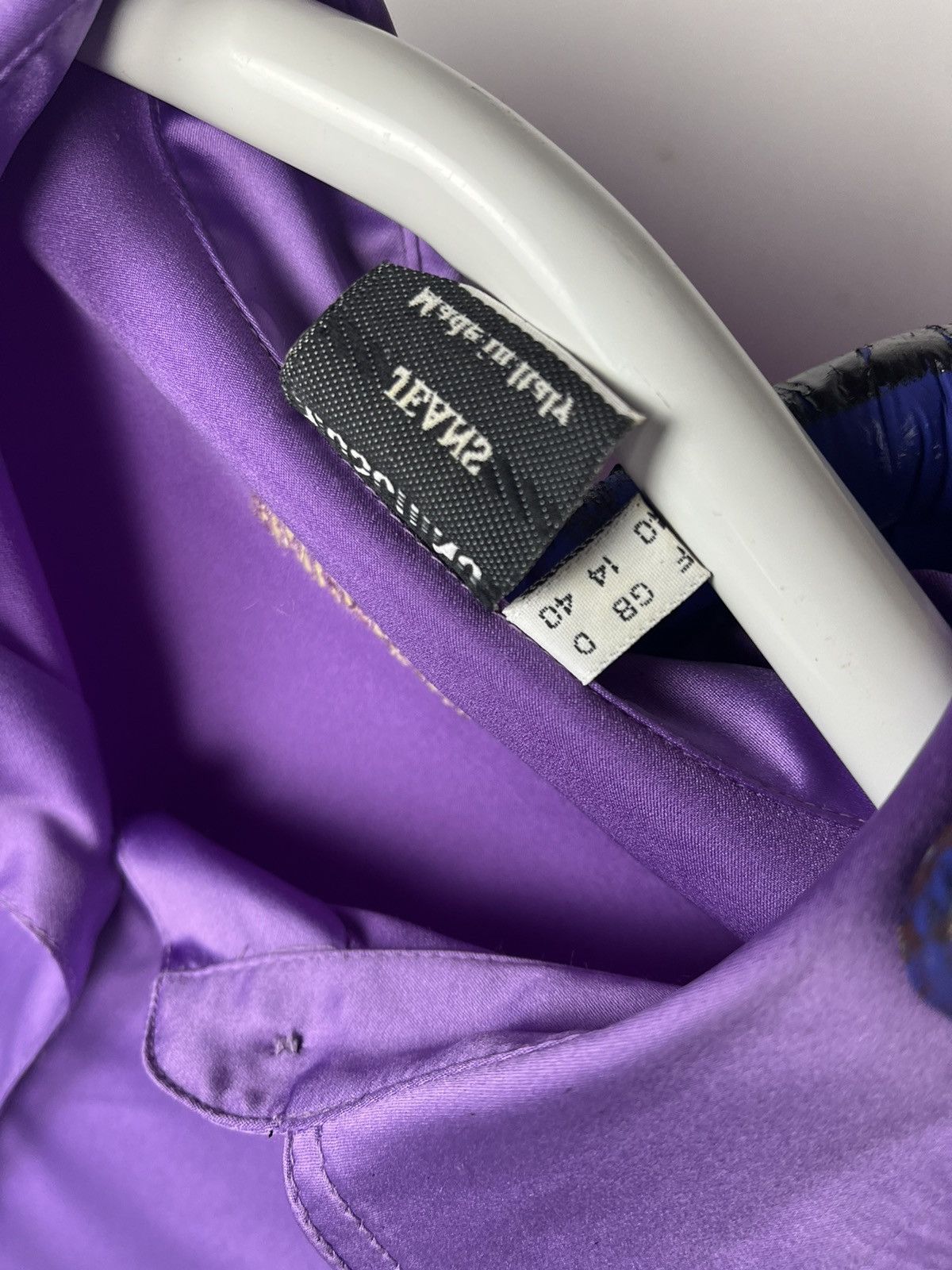 Moschino 💜Moschino Jeans button up shirt blouse Size M / US 6-8 / IT 42-44 - 6 Thumbnail