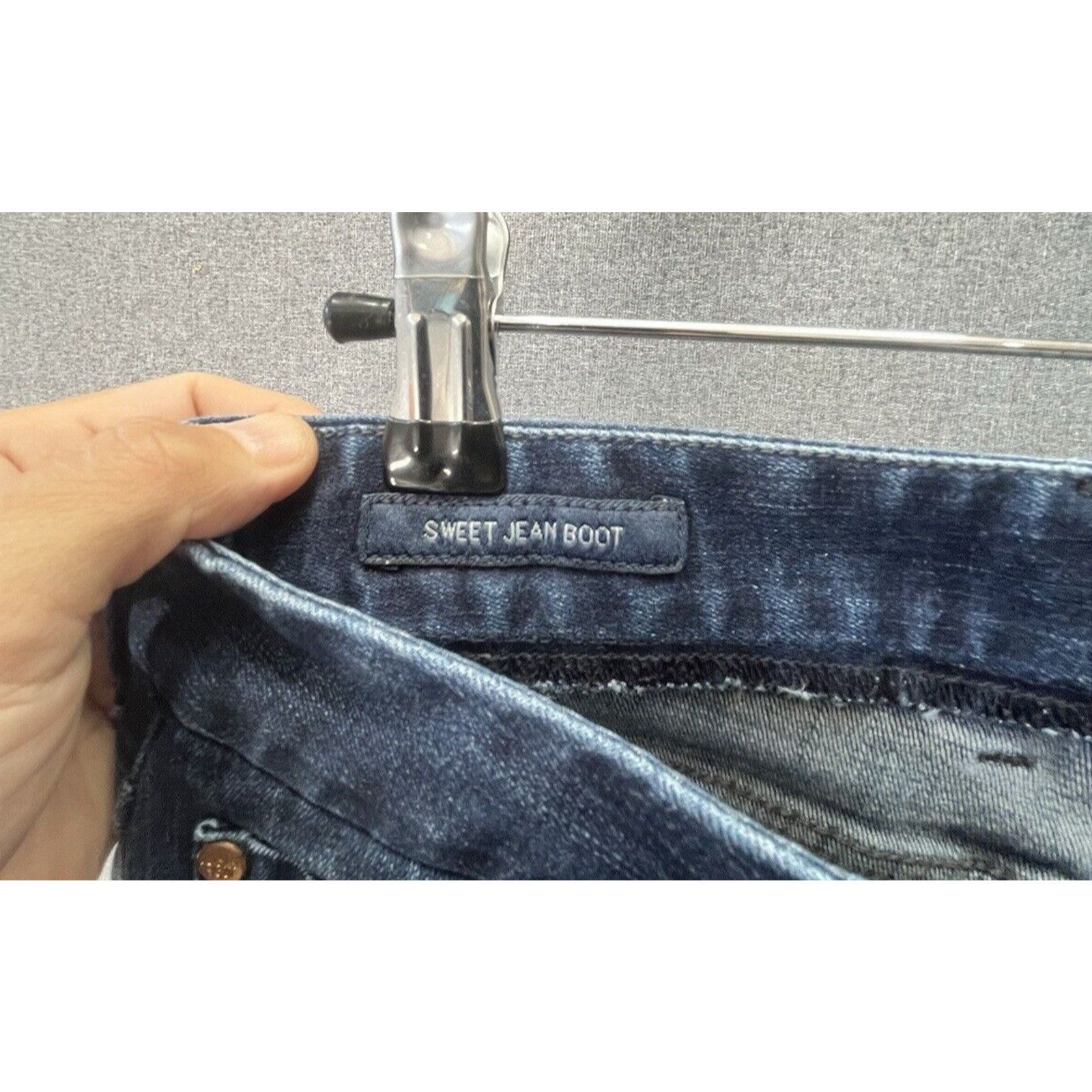 Lucky Brand Lucky Brand Womens Sweet Boot Low Rise Dark Wash Denim Jeans Size 32" / US 10 / IT 46 - 7 Thumbnail
