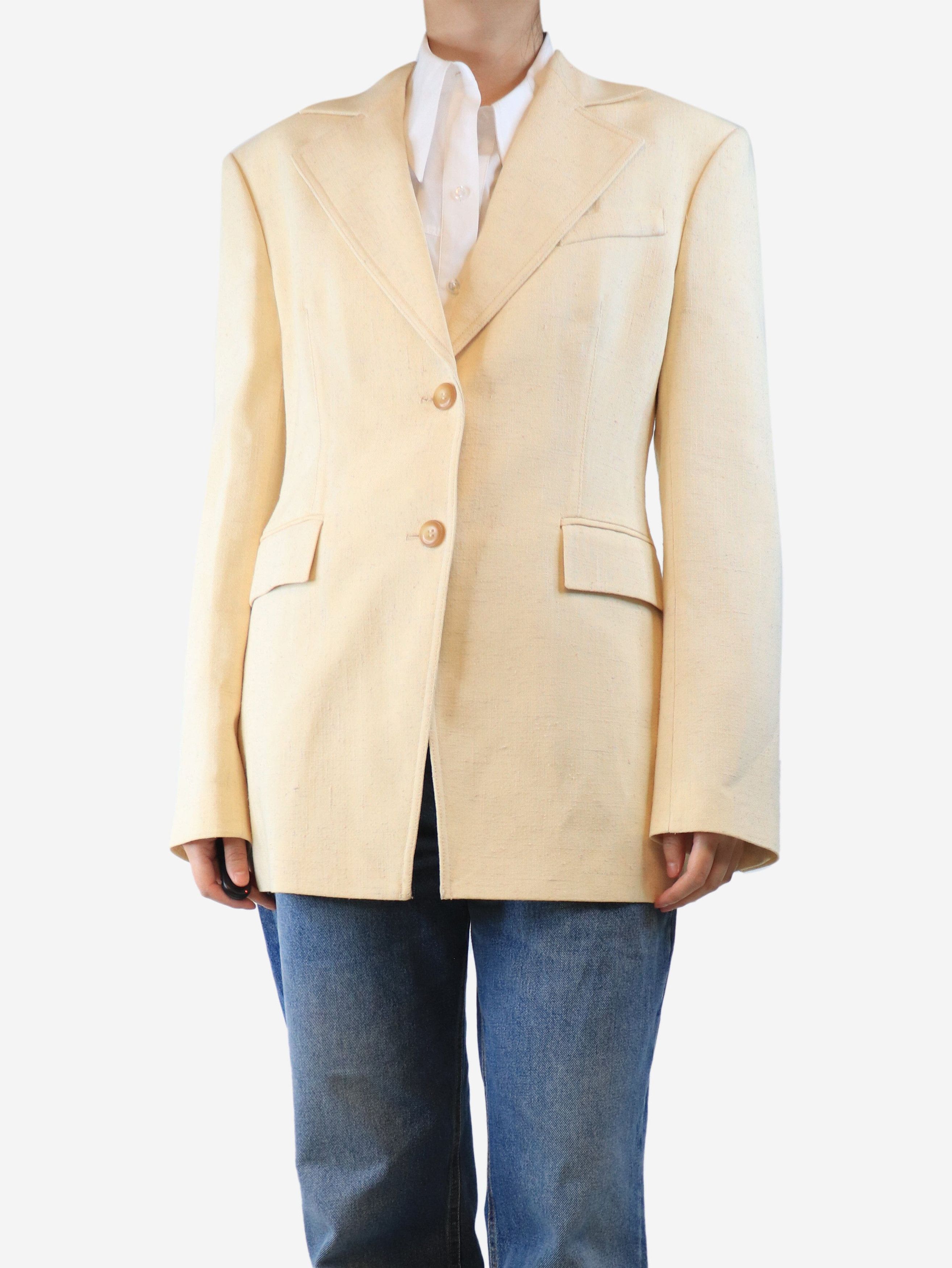 Other Butter yellow textured blazer - S Size S / US 4 / IT 40 - 1 Thumbnail