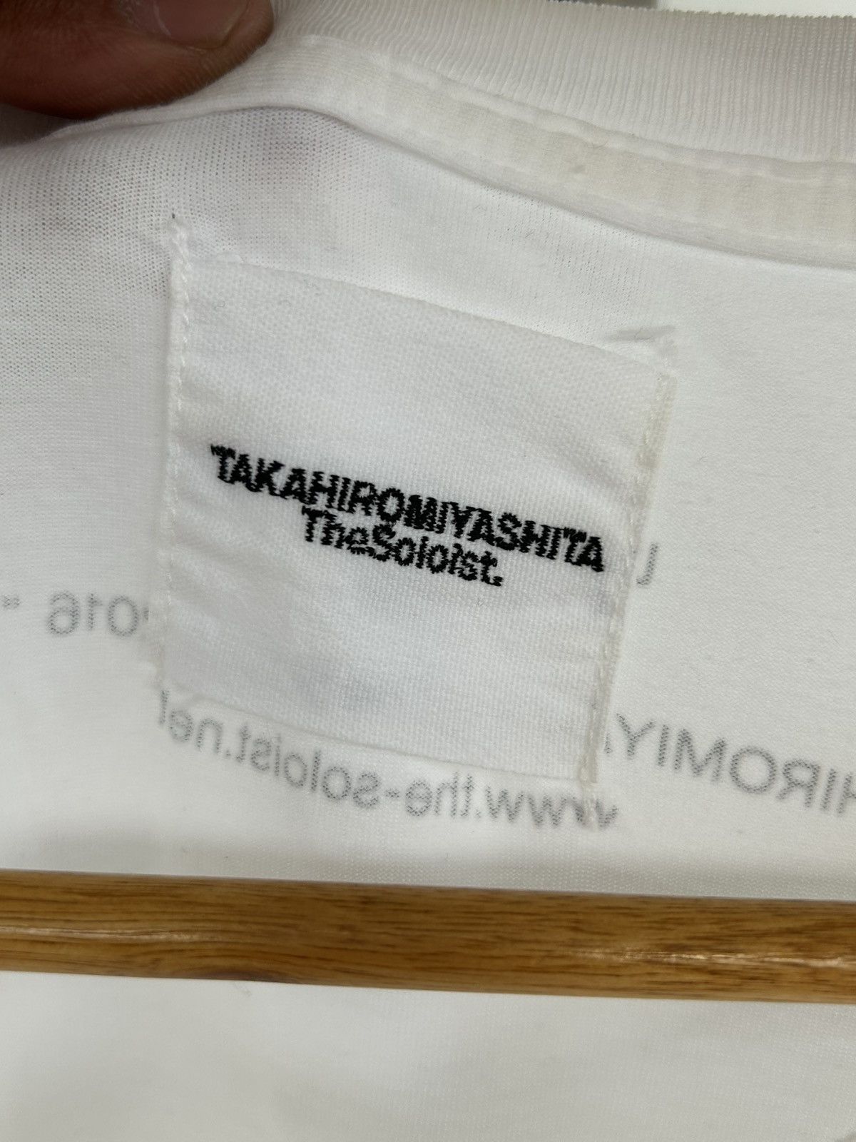 Takahiromiyashita The Soloist. NVRMND Whited Spellout Pocket Tee Plain Size US M / EU 48-50 / 2 - 7 Thumbnail