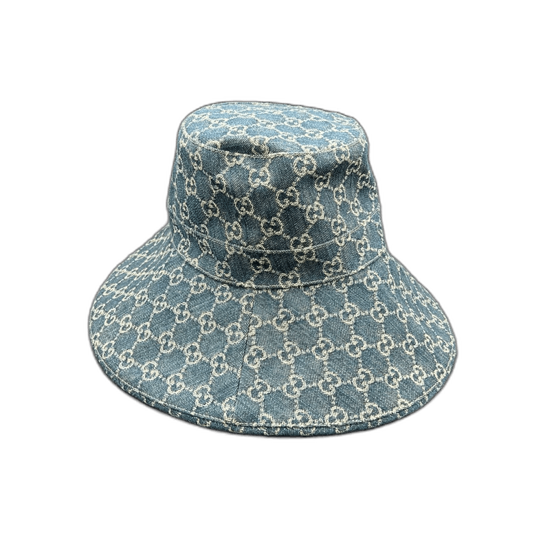 Gucci Gucci Blue GG Pattern Bucket Hat Size ONE SIZE - 1 Thumbnail