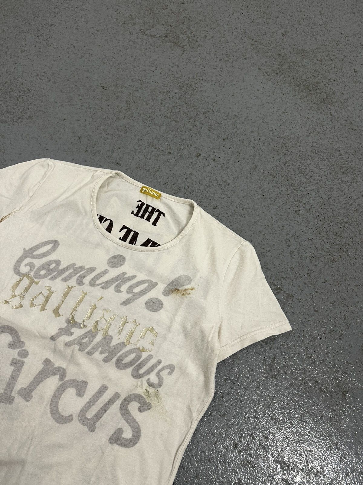 John Galliano Vintage S/S 1997 John Galliano Circus Reversible T-Shirt Size US M / EU 48-50 / 2 - 5 Thumbnail