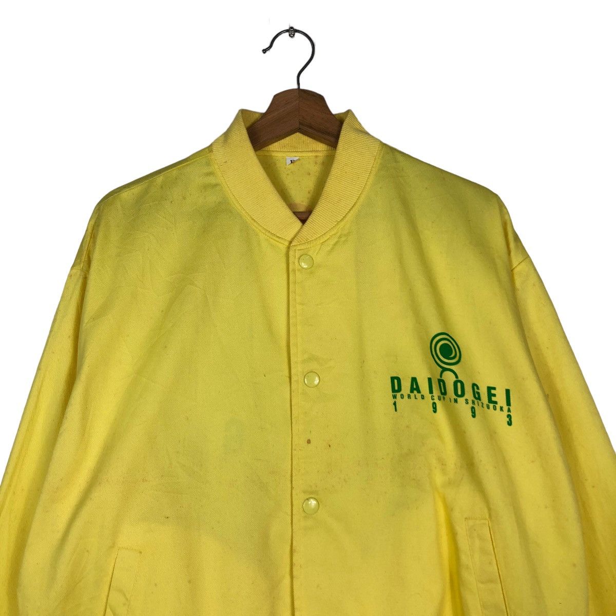 Japanese Brand 🔥Vintage Bomber Jacket Satin Daidogei 1993 World Cup Kirin Size US M / EU 48-50 / 2 - 3 Thumbnail