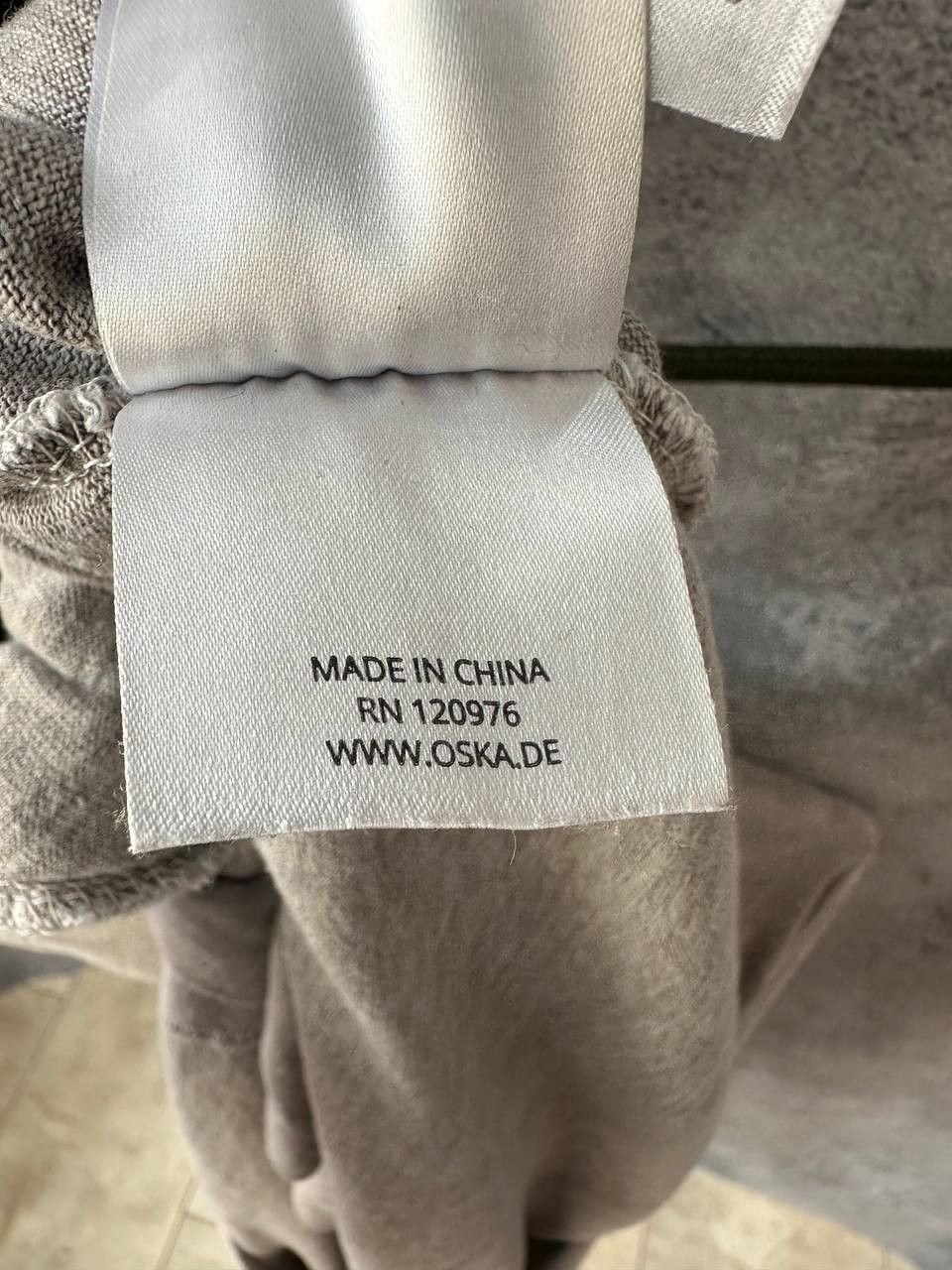 Oska Avant-Garde Linen Blend Cardigan Hooded Jacket