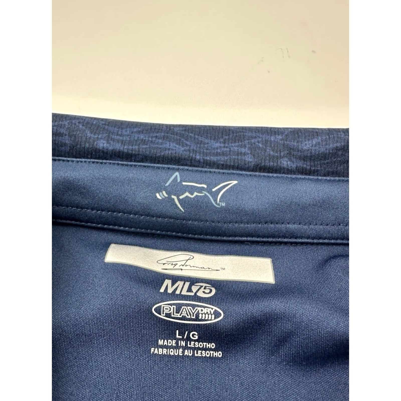 Vintage Greg Norman Shirt Mens Large Blue Short Sleeve Polo Play Dry Golf ML75 Size US L / EU 52-54 / 3 - 3 Thumbnail