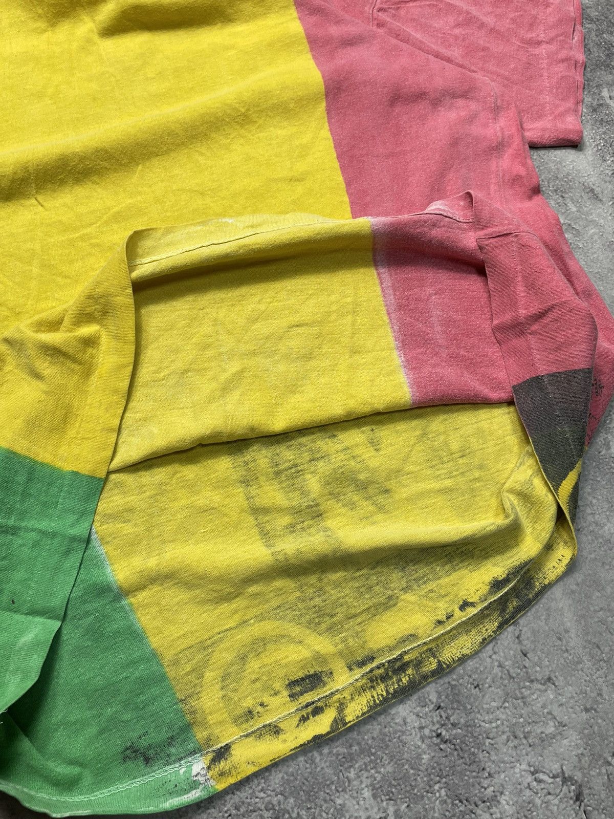 Band Tees ARCHIVE Vtg 90s Bob Marley AOP Tie Dye Tee Size US L / EU 52-54 / 3 - 9 Thumbnail