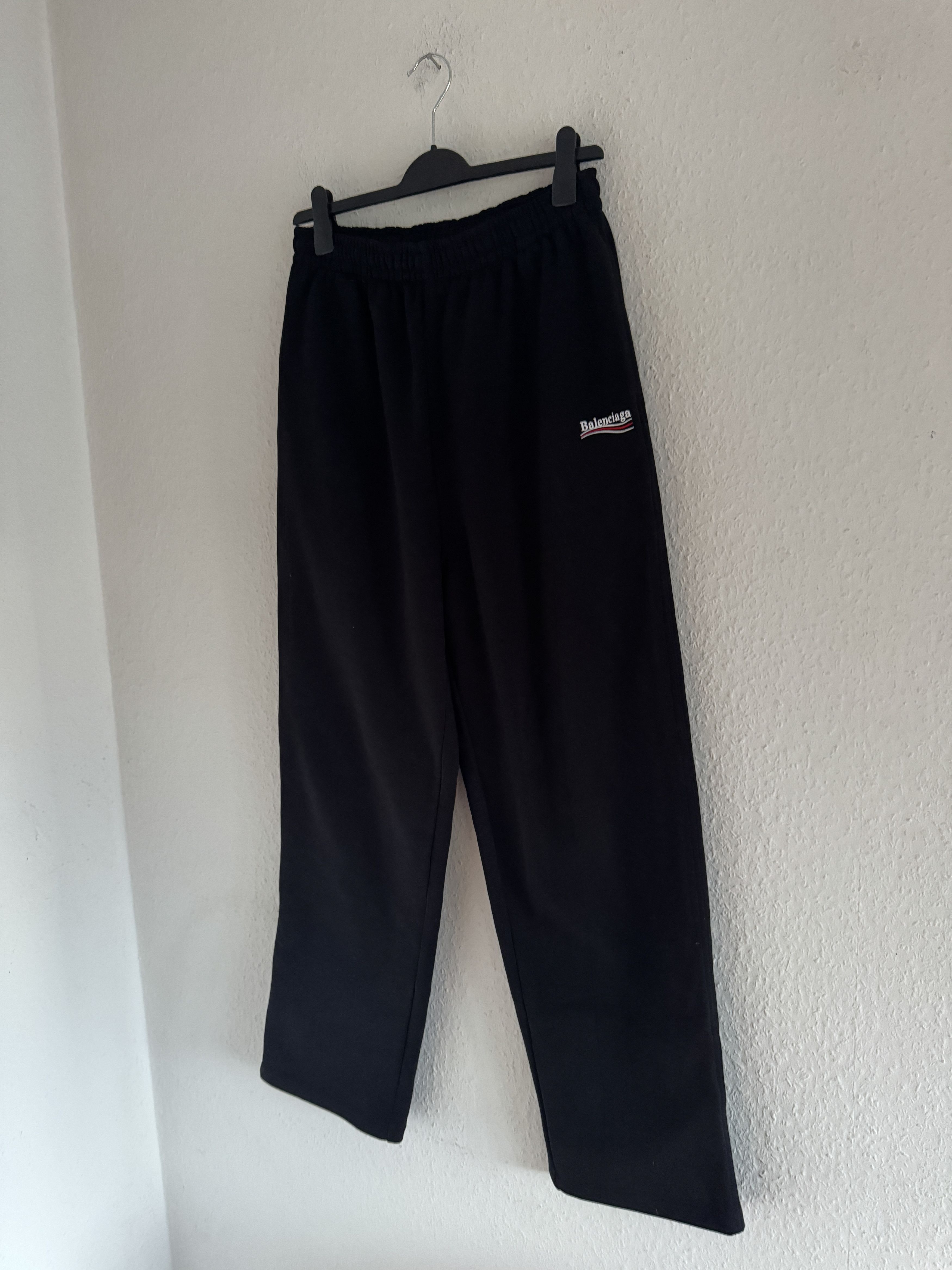 Balenciaga Political Campaign Sweatpants Black Size US 32 / EU 48 - 2 Thumbnail