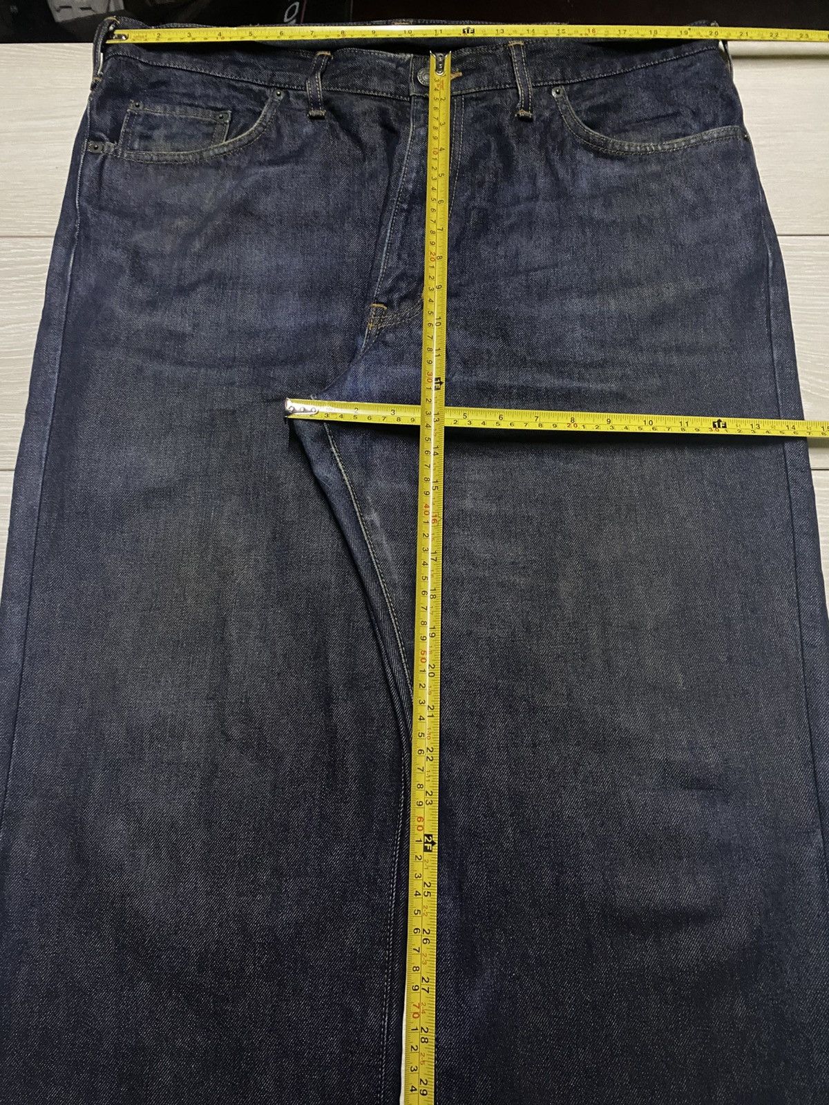 Edwin W40 Edwin Us Classic Navy Blue Distressed Jeans Size US 40 / EU 56 - 14 Thumbnail
