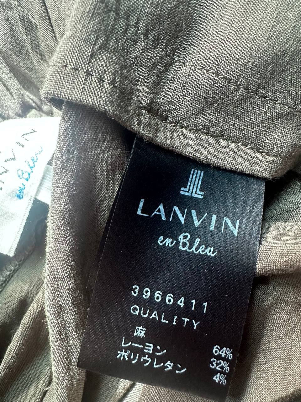 Japanese Brand × Lanvin Lanvin En Blue Japan Womens Pants 36 Rare Size 25" / US 0 / IT 36 - 7 Thumbnail