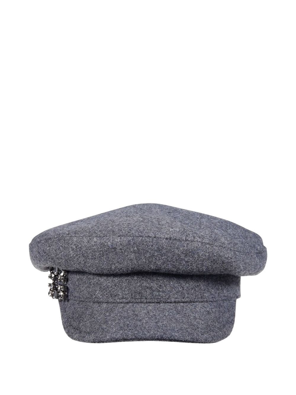 Roger Vivier RV BROCHE WOOL SAILOR HAT Size ONE SIZE - 1 Thumbnail