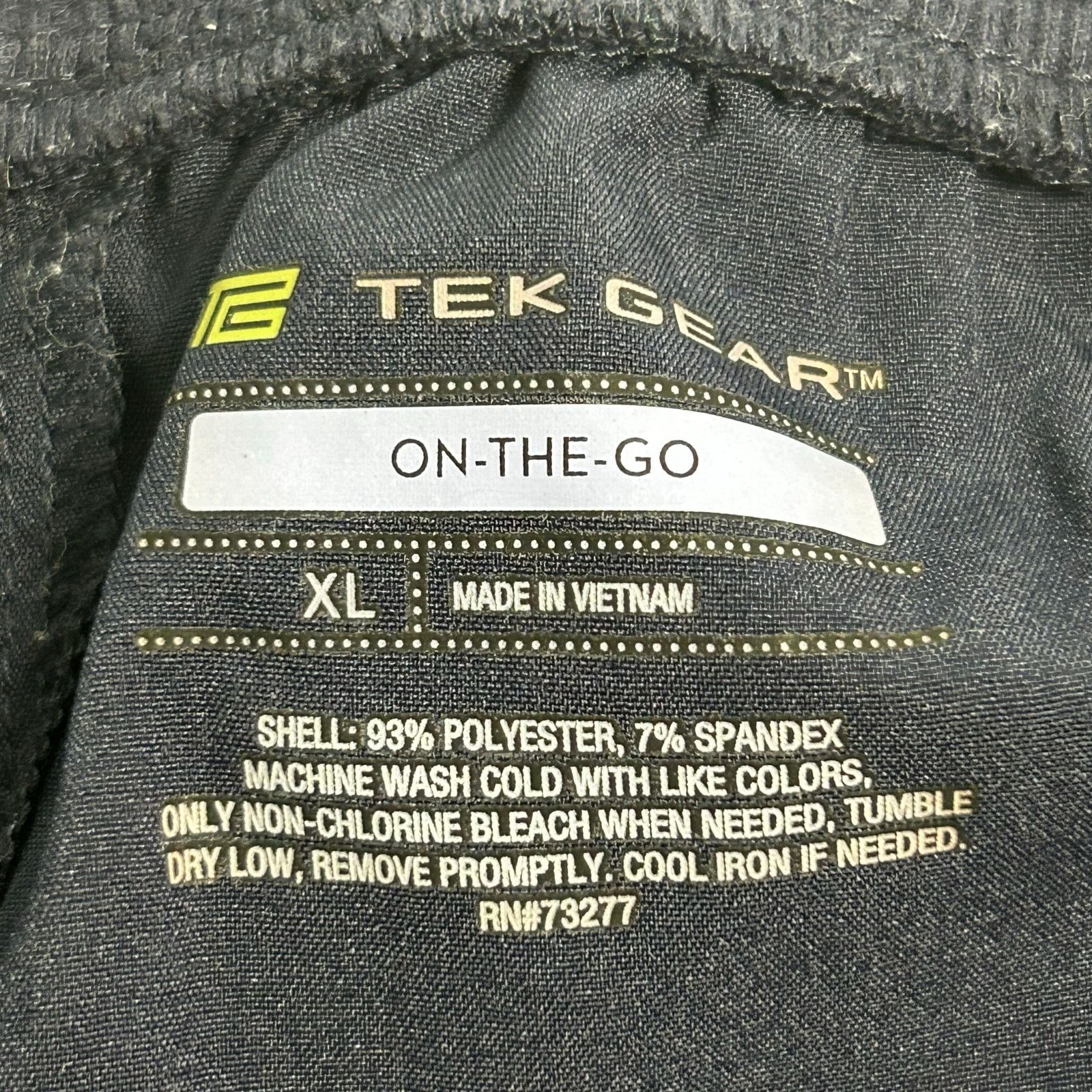 Tek Gear Tek Gear Navy Cropped Joggers Cinch Hem Zipper Pockets XL Size 26" / US 2 / IT 38 - 7 Thumbnail