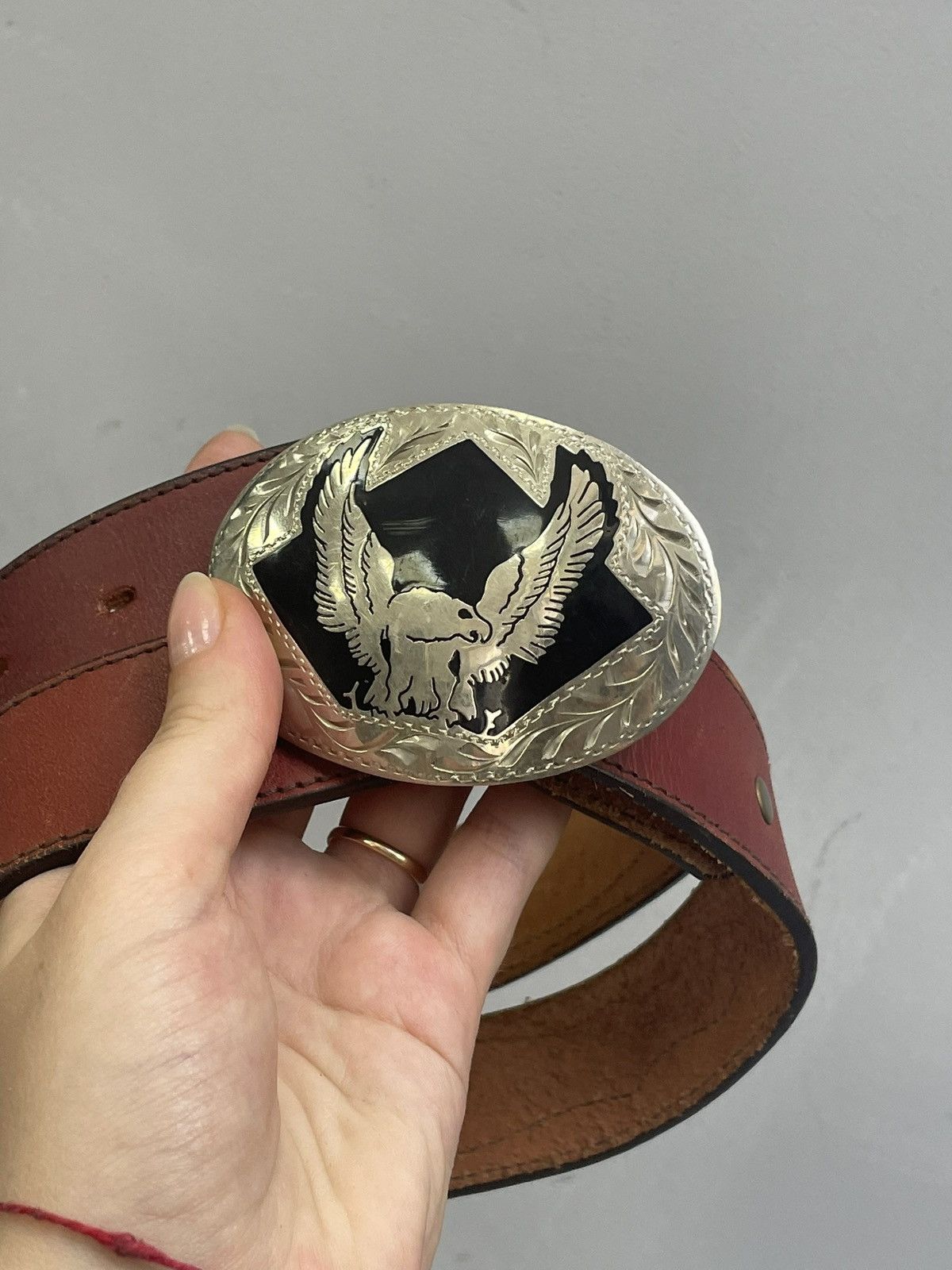 Rare western 90s retro hype Margiela style belt