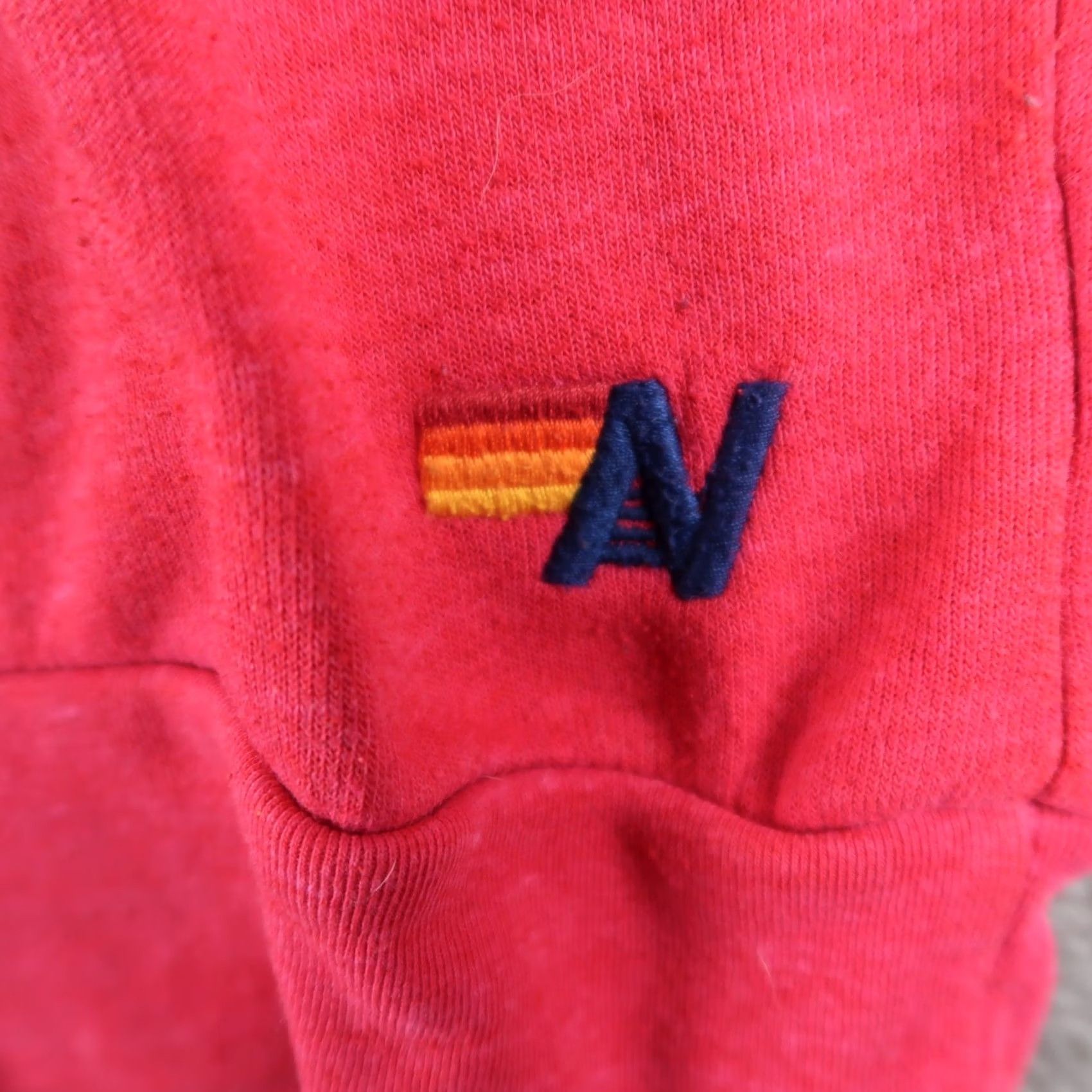 Aviator Nation AVIATOR NATION Sweatshirt Pullover Women S Pink USA Made Cotton Blend Raglan Logo Crew Neck Small Activewear Vol. USA Womens Size S / US 4 / IT 40 - 7 Thumbnail