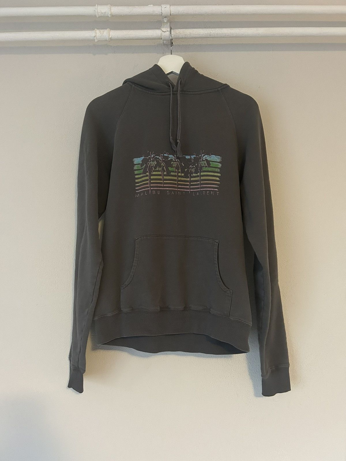 Crewneck Sweatshirt Saint Laurent Palm Tree Hoodie Malibu Saint