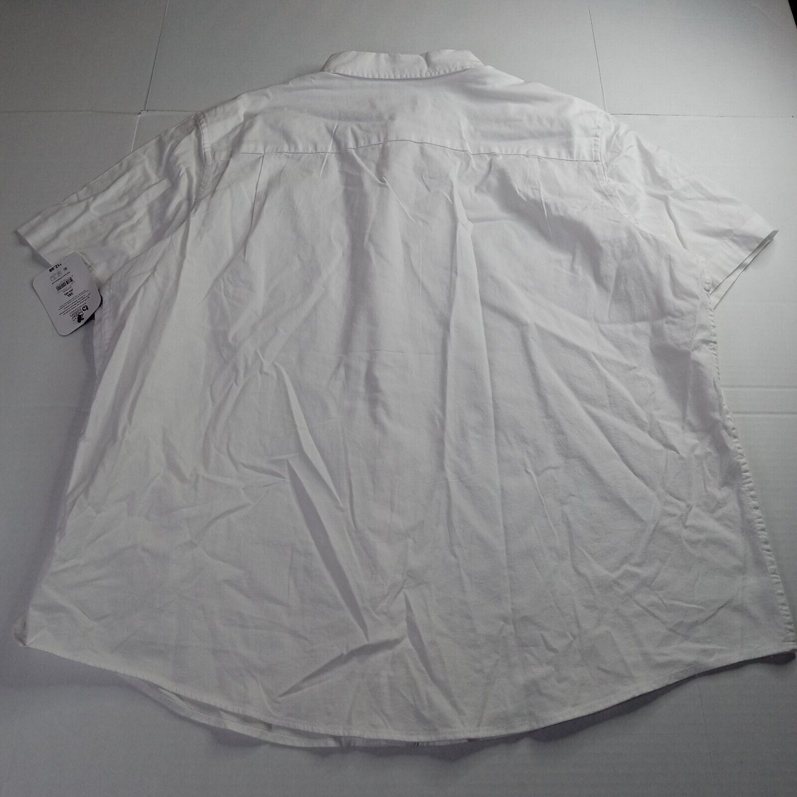George George Poplin Shirt Men's 3XL (54-56) White Classic Fit Size US XXL / EU 58 / 5 - 7 Thumbnail