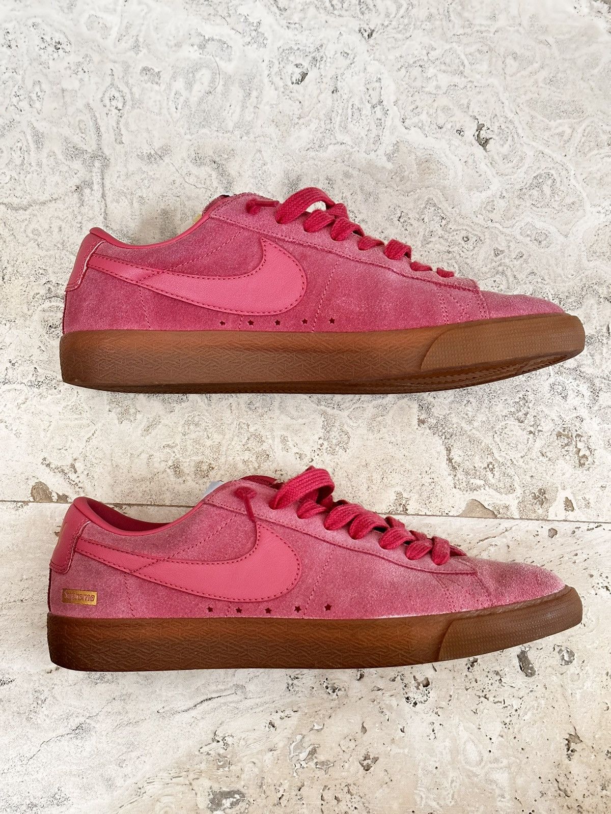 Pink Nike Blazer Low Gt Supreme Nike SB Blazer Low GT Supreme