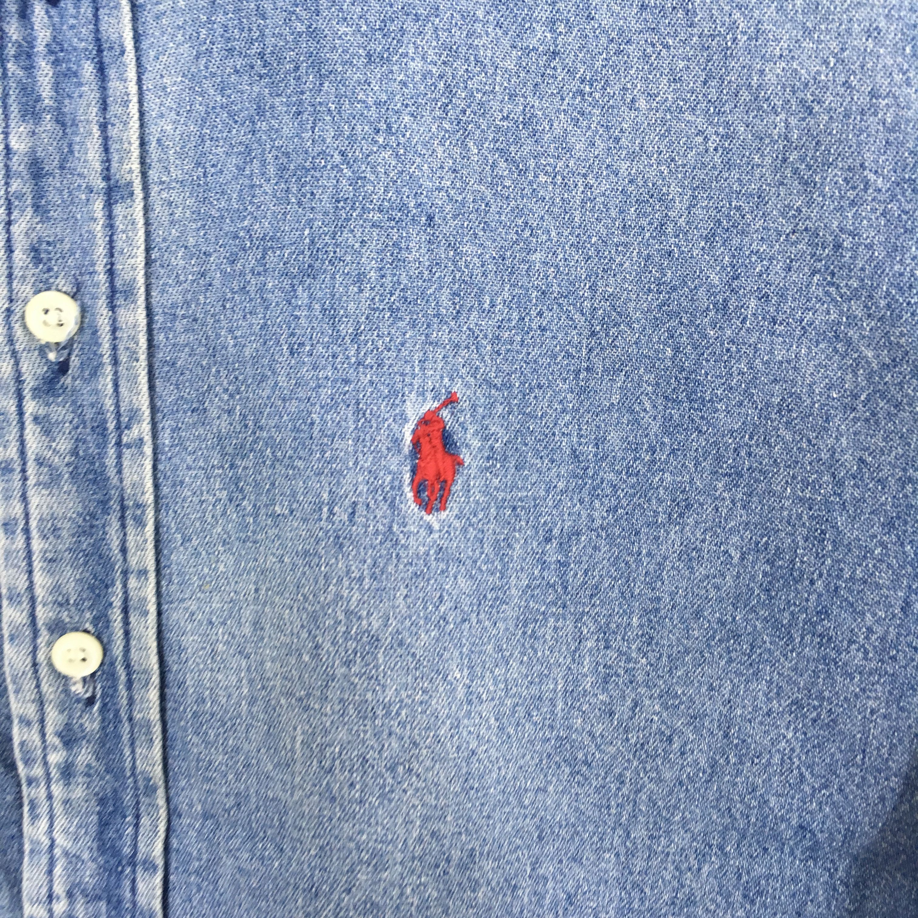 Polo Ralph Lauren Vintage 90's Polo Country Ralph Lauren Jeans Shirt - 1842 Size US S / EU 44-46 / 1 - 5 Thumbnail