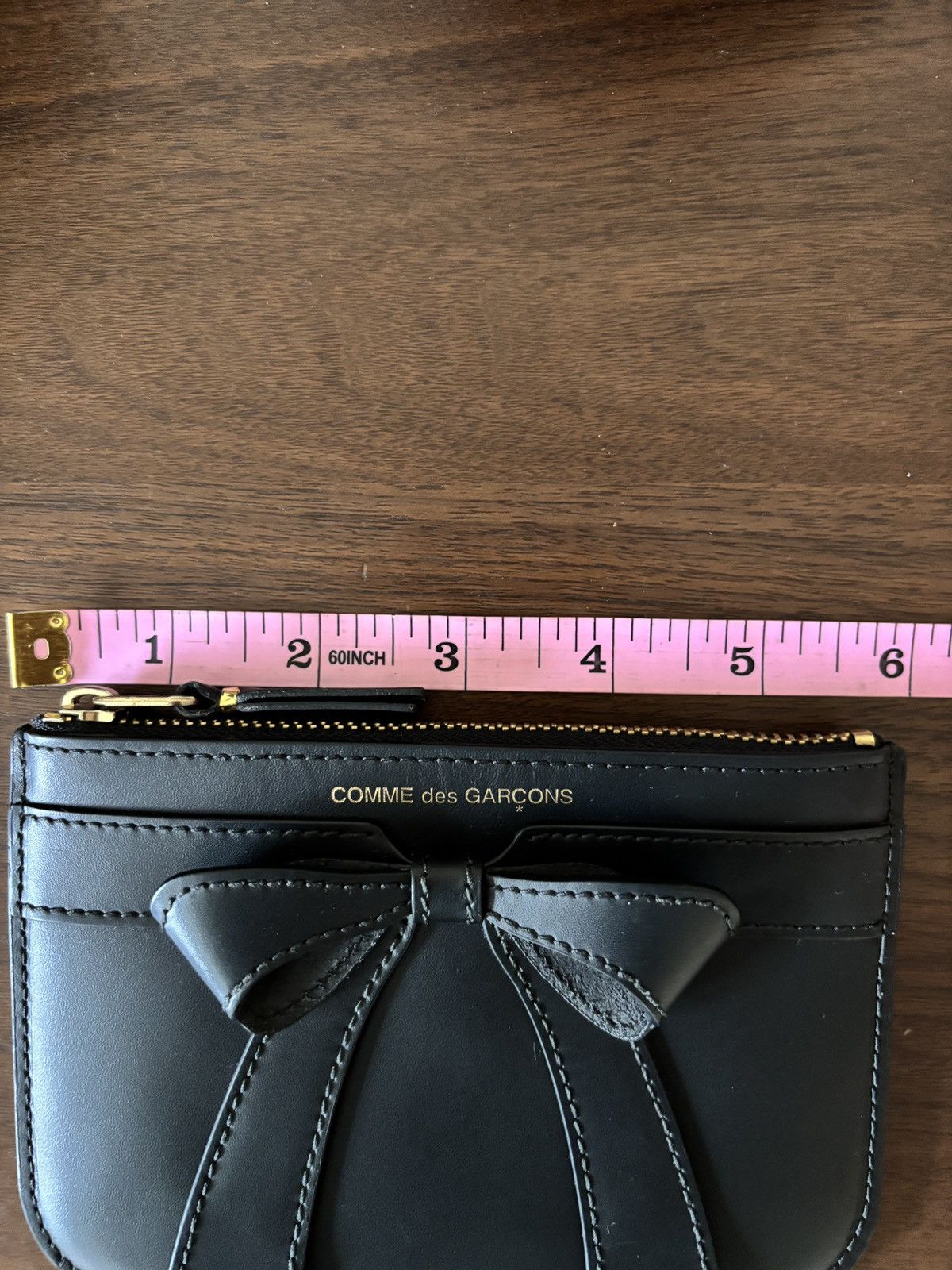 Comme des Garcons CDG Bow Wallet in Black Size ONE SIZE - 3 Thumbnail