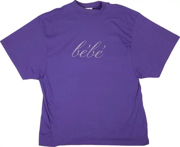 image of Balenciaga Oc11Z0124 Bebe Worn-Out T-Shirt In Purple, Women's (Size XS)