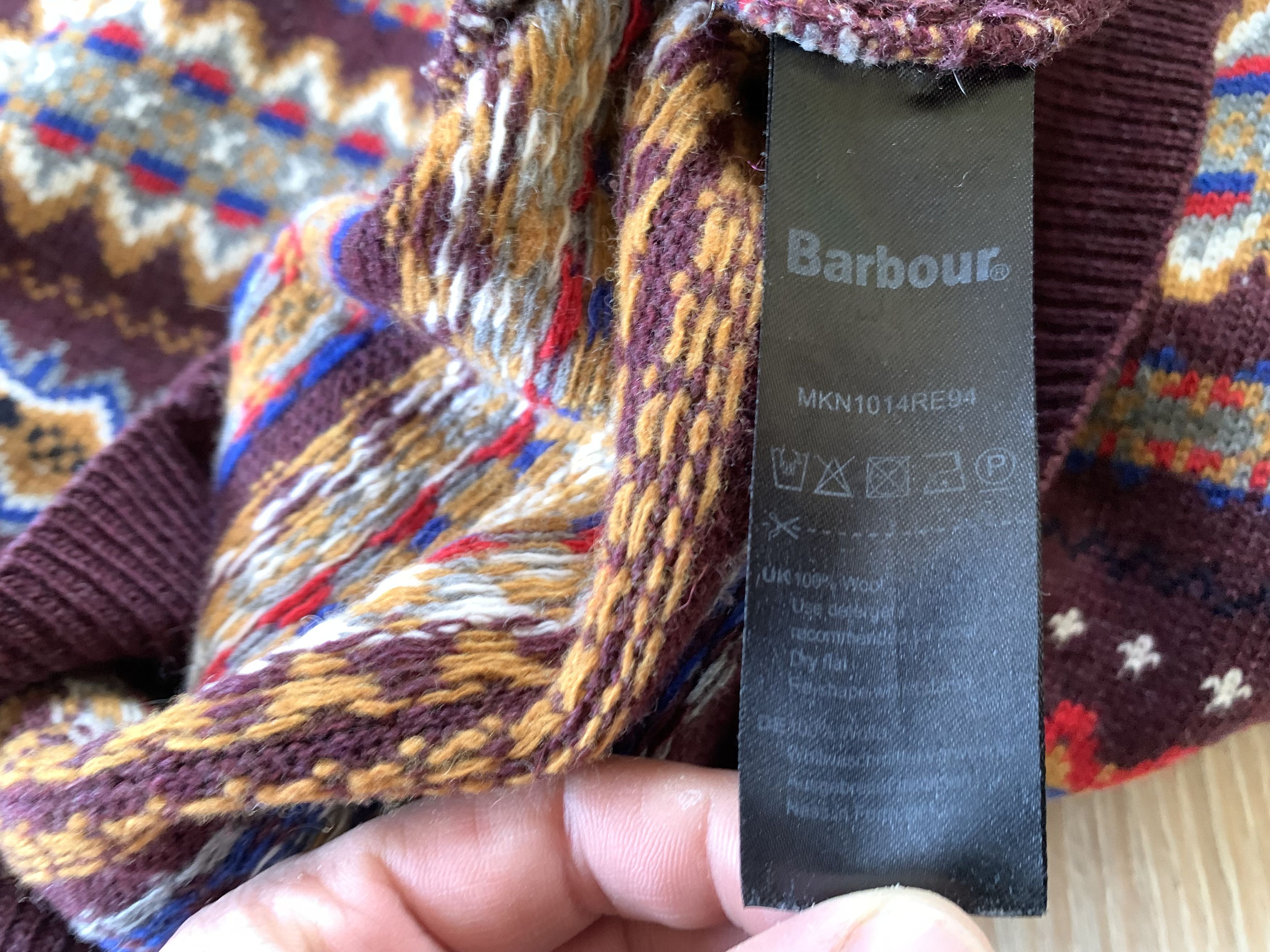 Barbour Barbour Knit Wool Multicolor Sweater Size US XXL / EU 58 / 5 - 7 Thumbnail