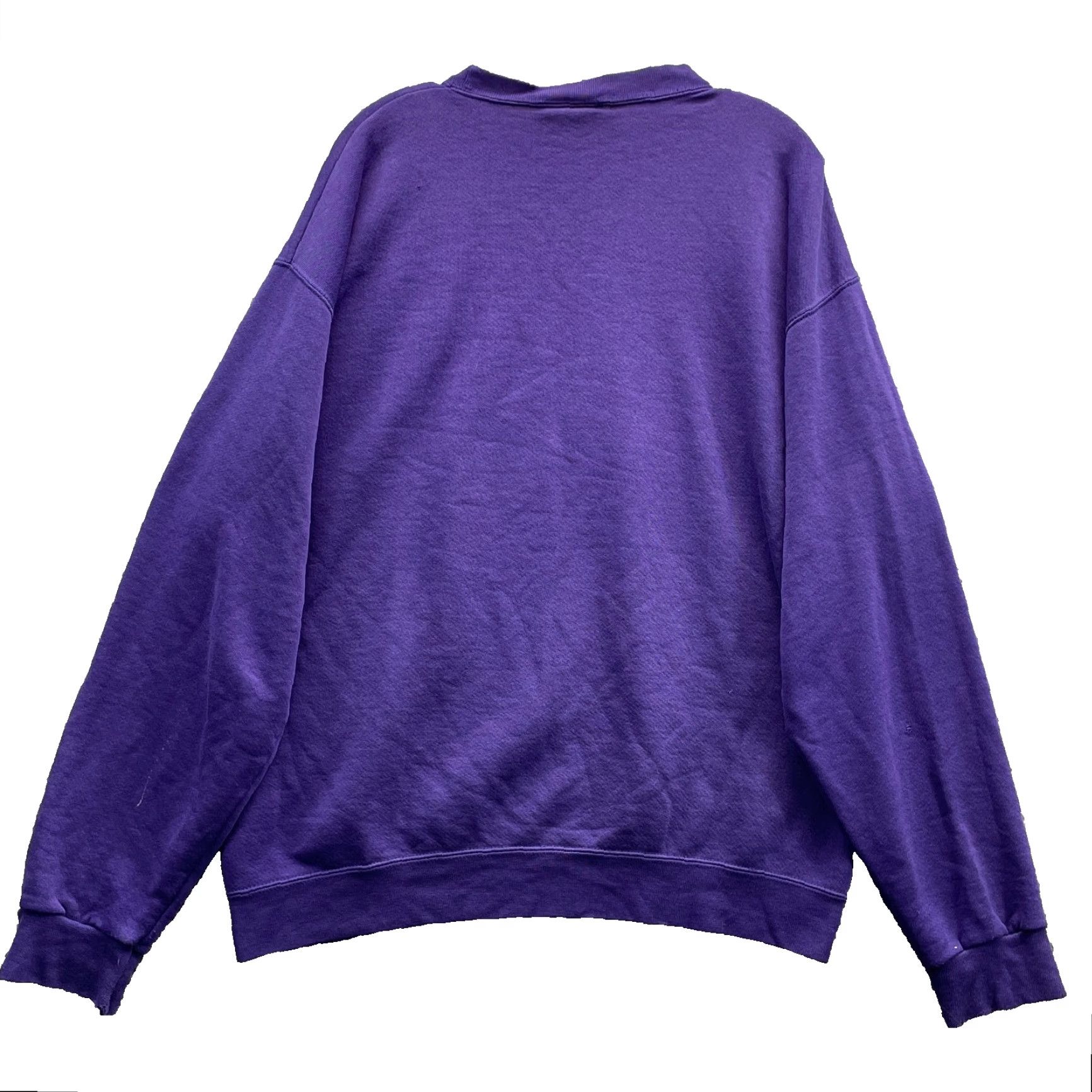 Vintage VINTAGE Washington Huskies Sweatshirt Men L Purple Graphic Print University 90s Sports Outdoor Athleisure Size US L / EU 52-54 / 3 - 2 Thumbnail
