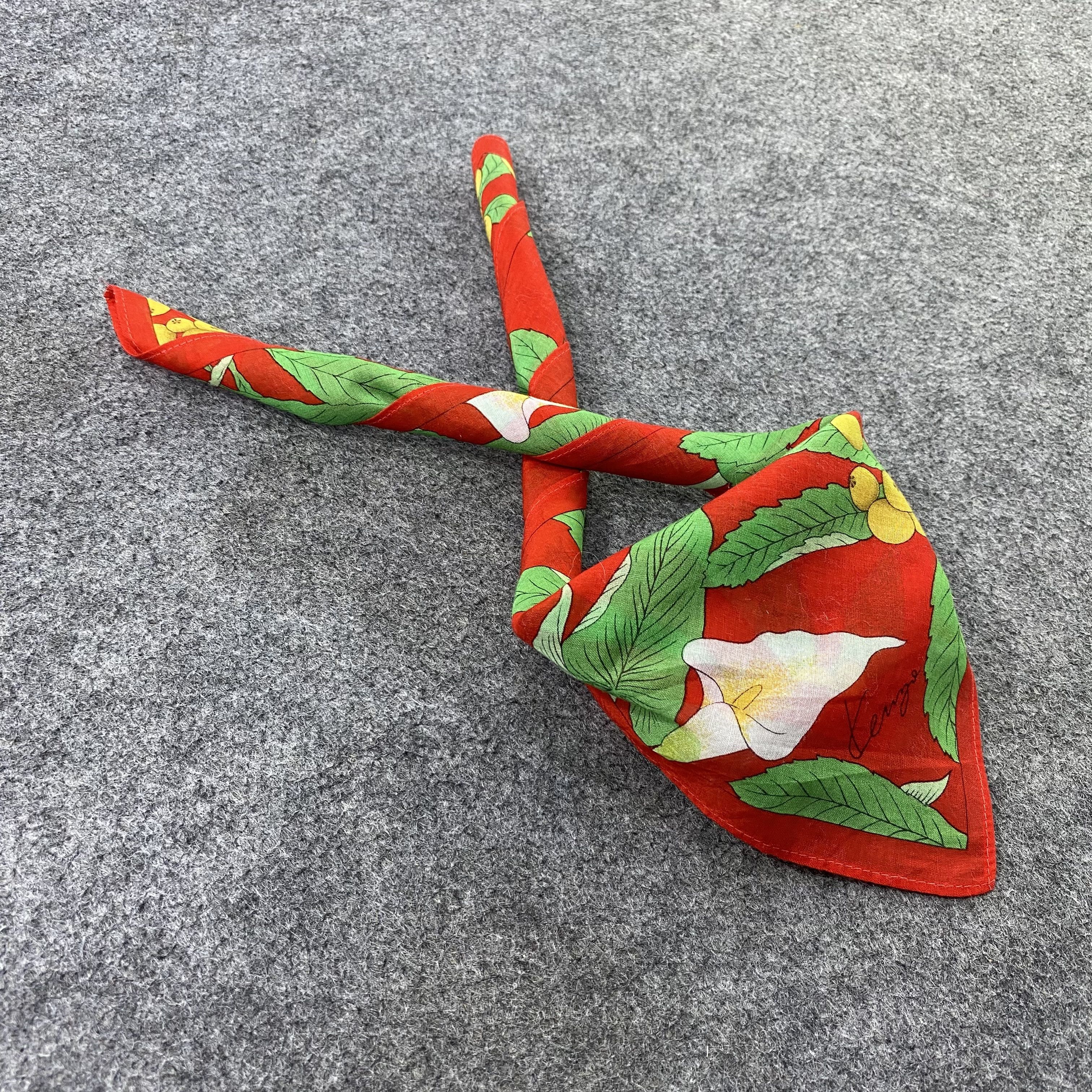 Kenzo Kenzo Handkerchief Neckerchief Bandana-B1825 Size ONE SIZE - 1 Thumbnail