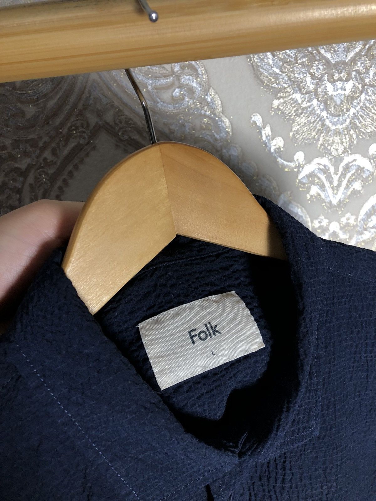 Folk VINTAGE FOLK LONG SLEEVE SHIRT DESIGNER CASUAL CLASSIC Y2K Size US L / EU 52-54 / 3 - 3 Thumbnail