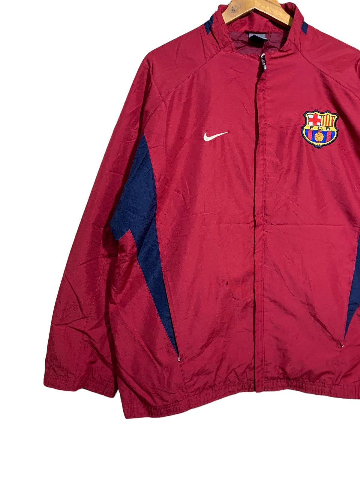 Nike 🔥NIKE F.C BARCELONA NYLON JACKETS Size US L / EU 52-54 / 3 - 2 Thumbnail