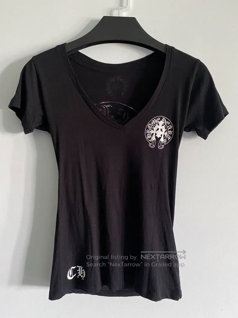 Chrome Hearts CHROME HEARTS Size XS Deep V-neck black pocket three cross Size US XS / EU 42 / 0 - 1 Thumbnail