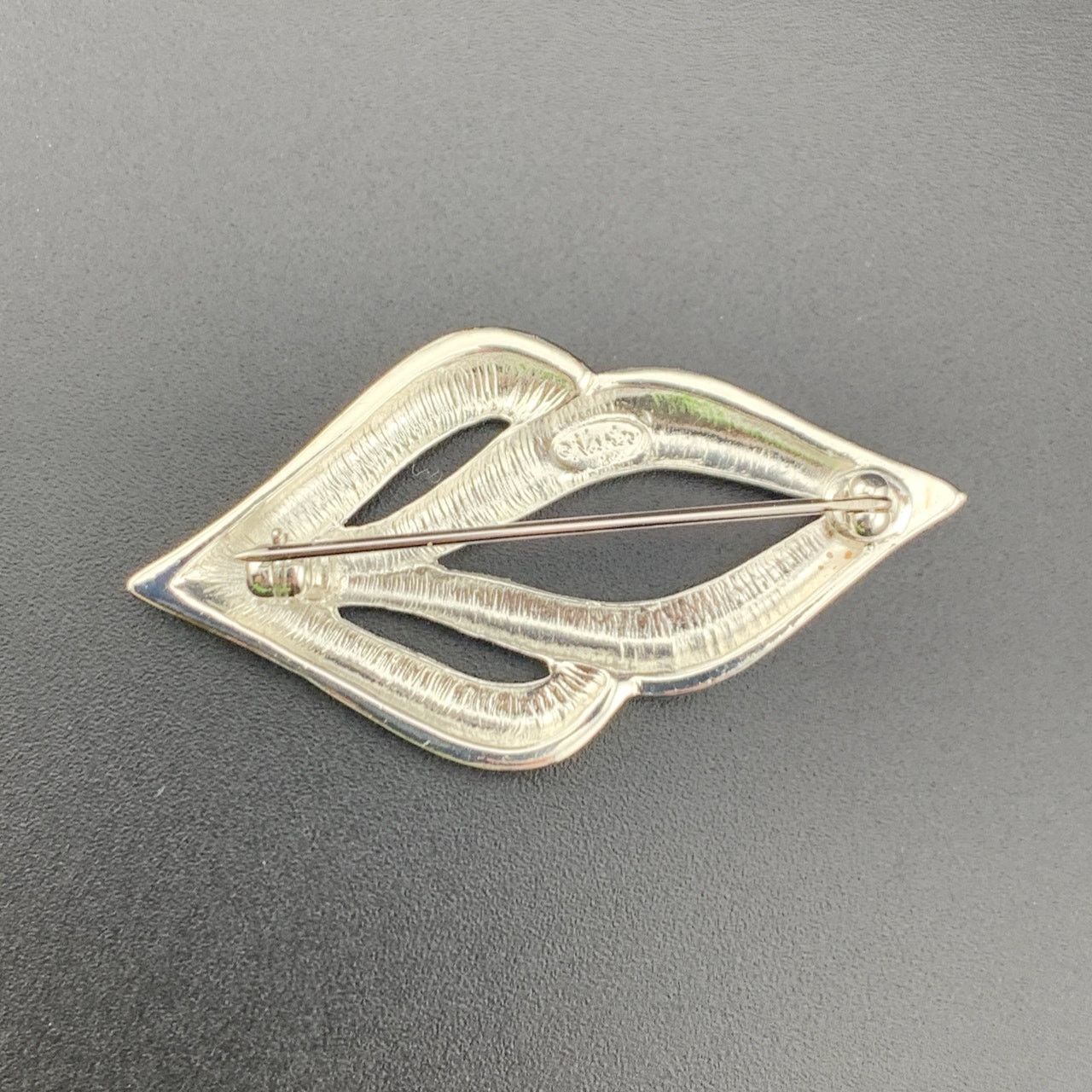 Other Signed Napier Polished Gold Silver Tone Brooch 2" Size ONE SIZE - 4 Thumbnail