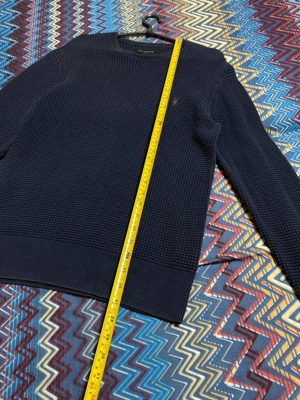 Allsaints × Japanese Brand Allsaints Waffle Knit Crew Sweater Size US S / EU 44-46 / 1 - 9 Thumbnail