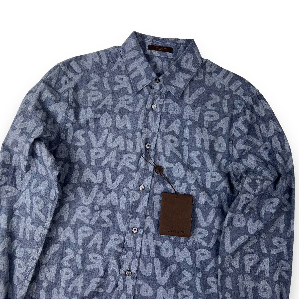 Louis Vuitton × Stephen Sprouse Louis Vuitton x Stephen Sprouse Long Sleeve Shirt Size US S / EU 44-46 / 1 - 1 Thumbnail