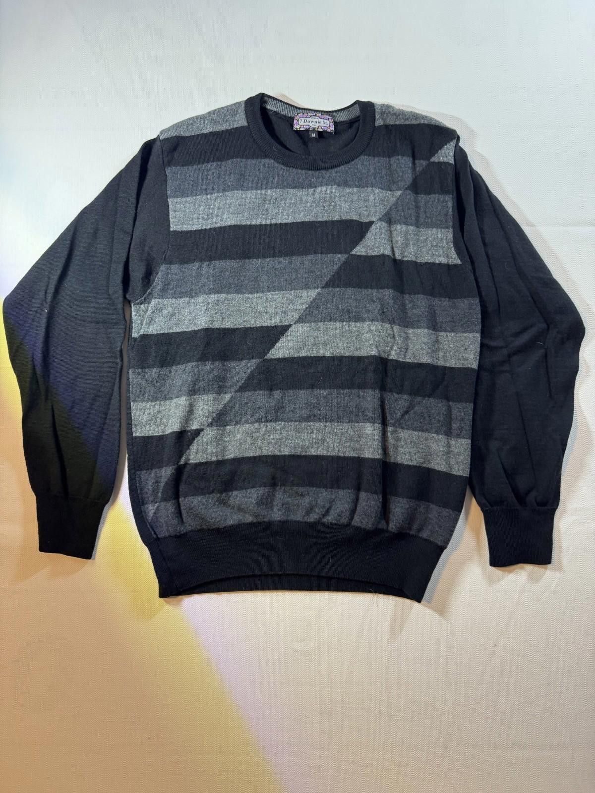 Other 7 Downie Street Men’s Pullover Sweater Black Medium Wool Size US M / EU 48-50 / 2 - 1 Thumbnail