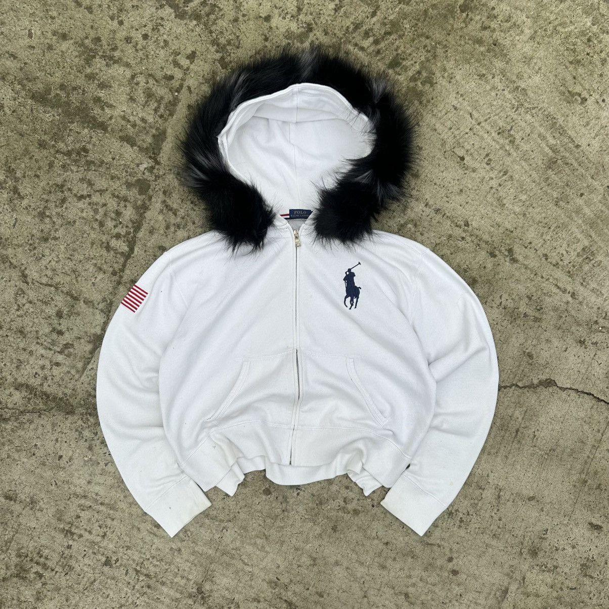 Polo Ralph Lauren Vintage Women’s Custom Polo Ralph Lauren Zip Hoodie Size M Size M / US 6-8 / IT 42-44 - 1 Thumbnail