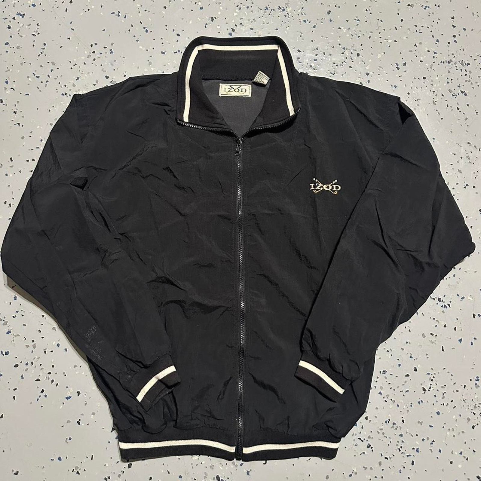 Izod Vintage IZOD Golf Windbreaker Zip Up Jacket Size US M / EU 48-50 / 2 - 1 Thumbnail
