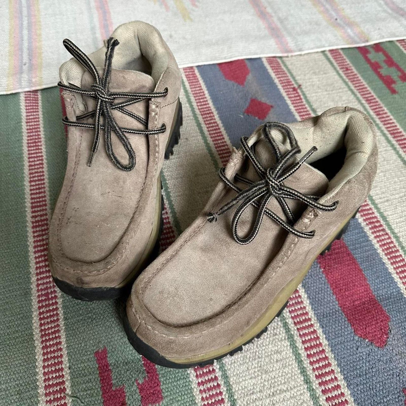 Vintage Crazy Vintage Y2K Chunky Hiking Tactical Retro Suede Boots Size US 9 / IT 39 - 4 Thumbnail