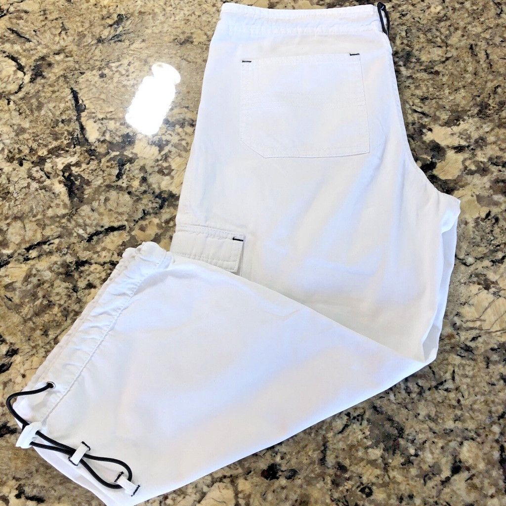 Other Size 1 Y2 Blu Womens Capri White Adjustable Waist Cargo Size 28" / US 6 / IT 42 - 11 Thumbnail