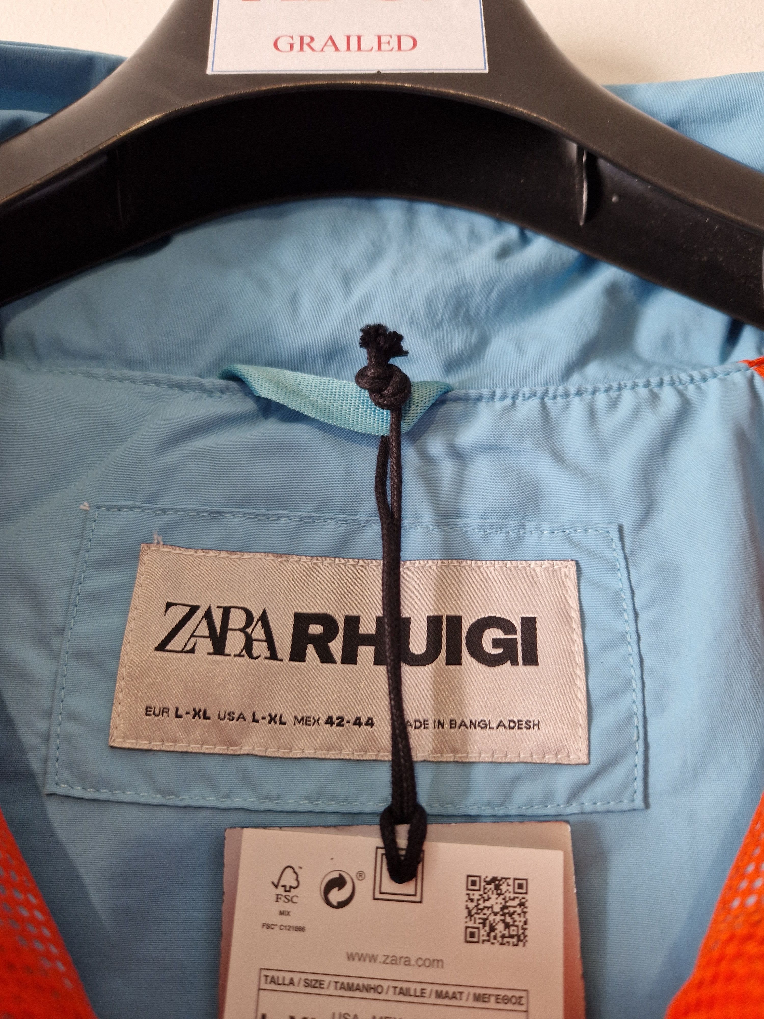 Rhude × Zara Oversized Half Zip Jacket Rhude x Zara Rhuigi Size US XL / EU 56 / 4 - 9 Thumbnail