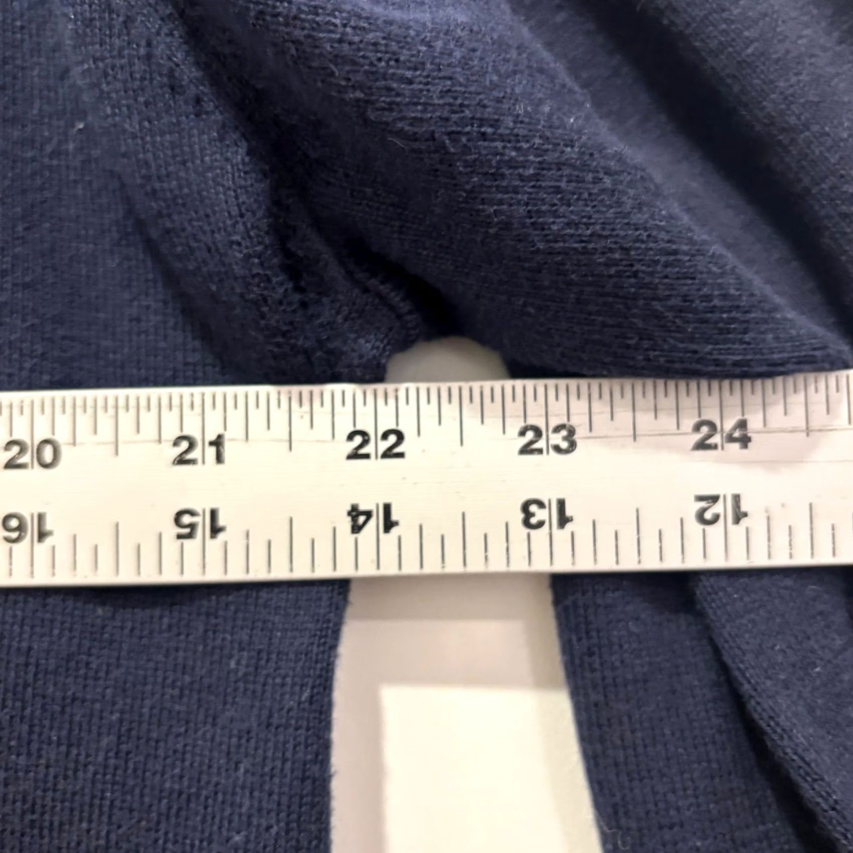 Lacoste Sweater 1XL Blue Quarter Zip Knit Logo Mens, Men's — image 5 of 6