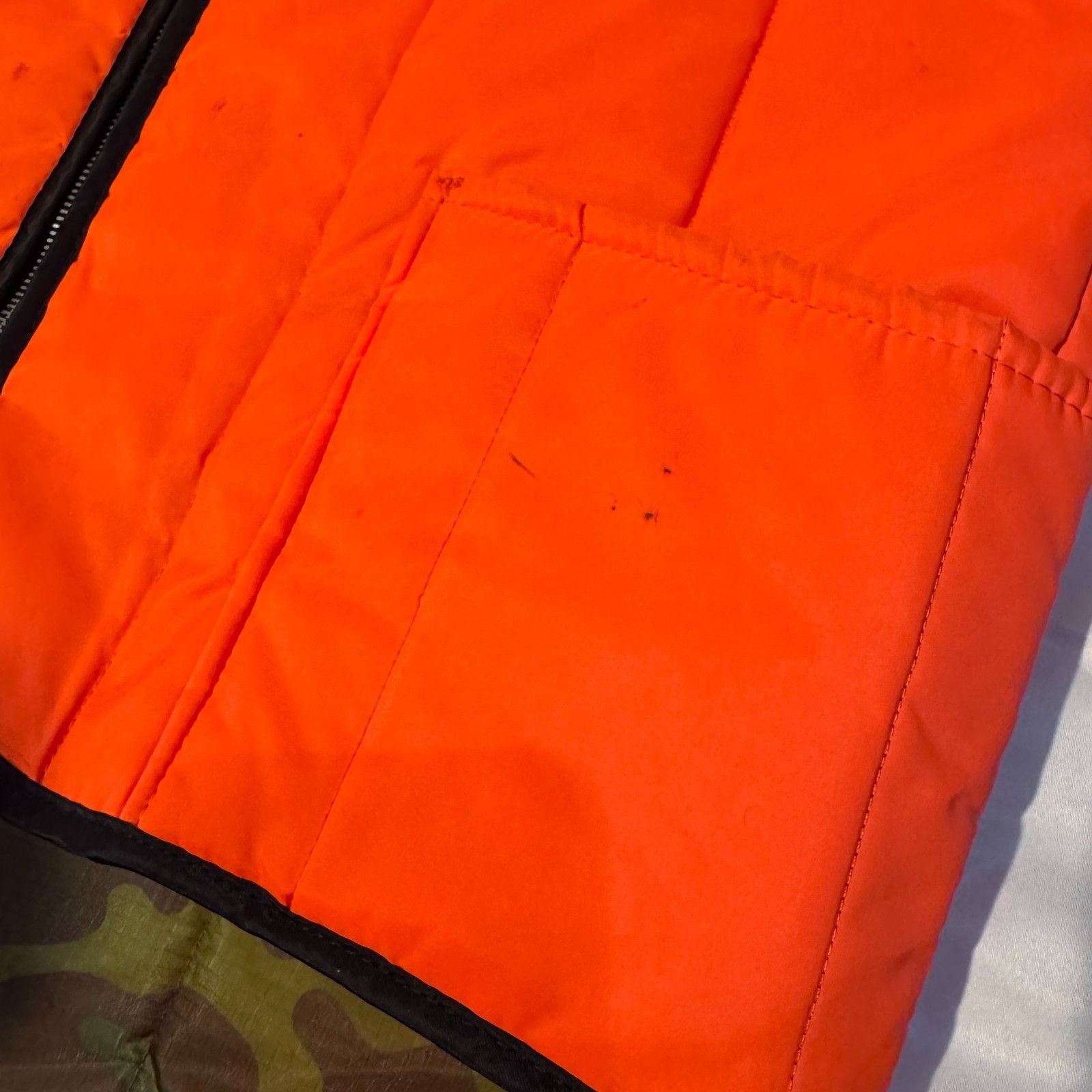 SafTbak Vintage SafTBak Camo Blaze Orange Hunting Shot Gun Vest Larg Size US L / EU 52-54 / 3 - 4 Thumbnail