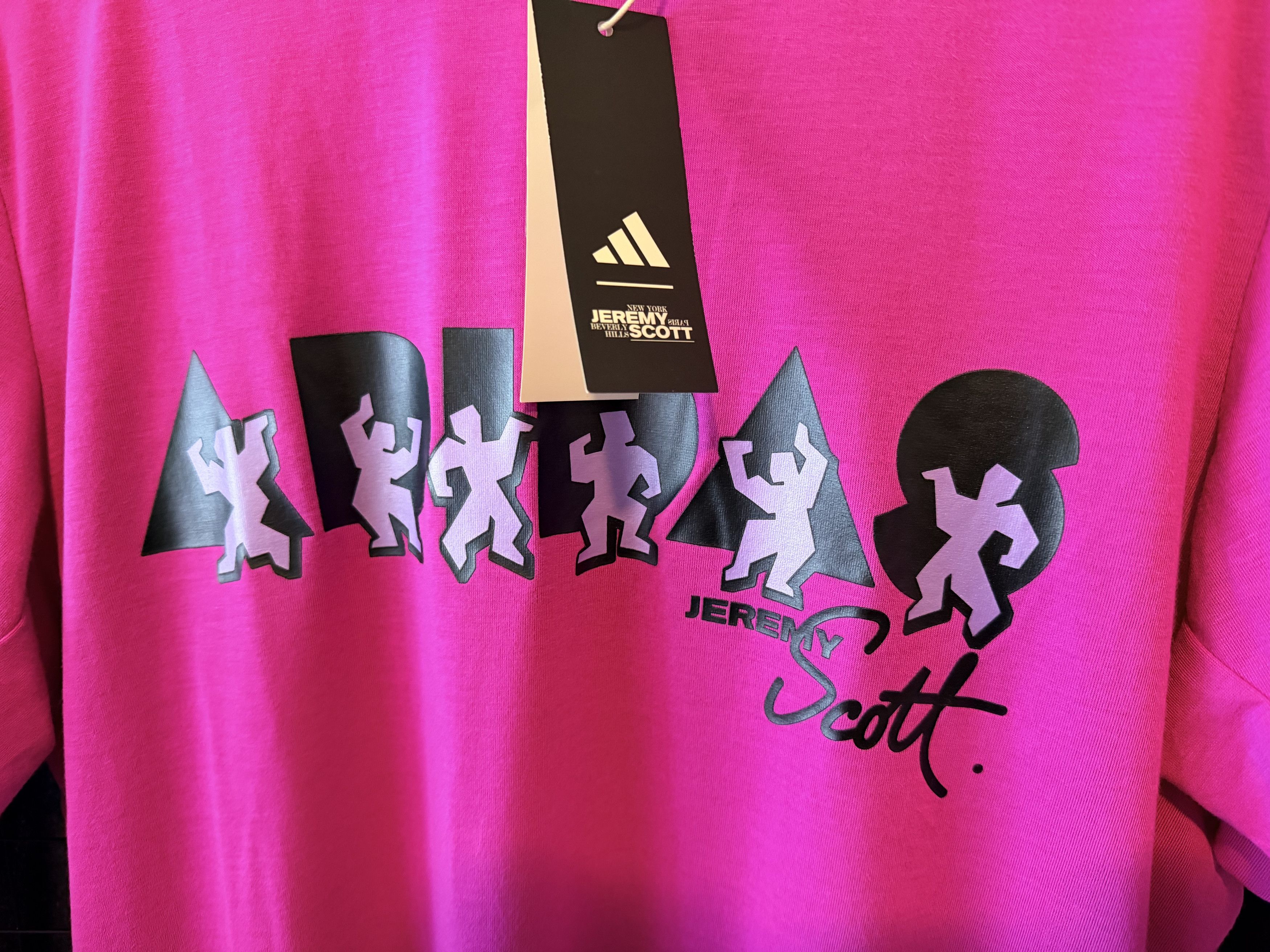 Other Adidas Jeremy Scott Collab T-Shirt Men's Large Black Size US L / EU 52-54 / 3 - 6 Thumbnail