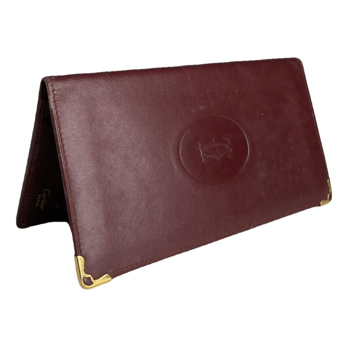 Cartier Burgundy Patent Leather Purse Size ONE SIZE - 1 Thumbnail