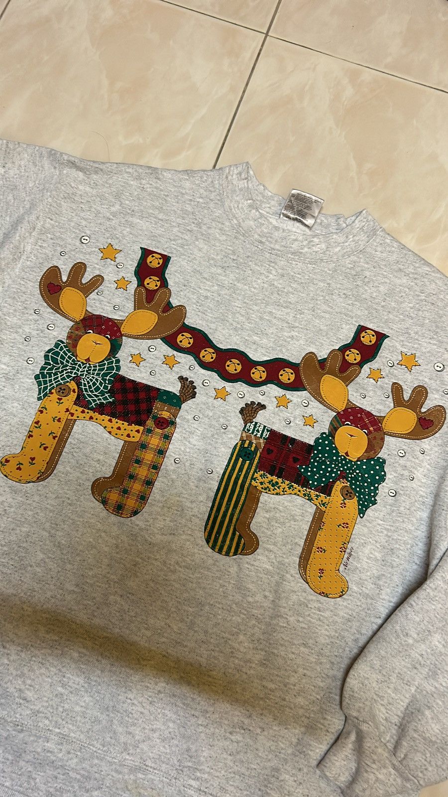 Vintage VTG SWEATSHIRT ONEITA TAG NICE DESIGN Size US L / EU 52-54 / 3 - 2 Thumbnail