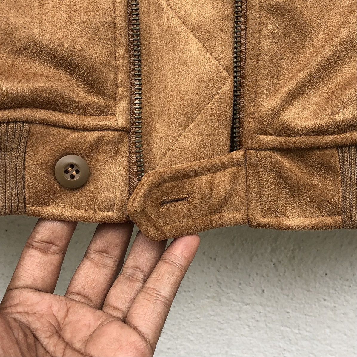 Denime DENIME Men’s Suede Ma-1 Bomber Jacket Size US M / EU 48-50 / 2 - 11 Thumbnail