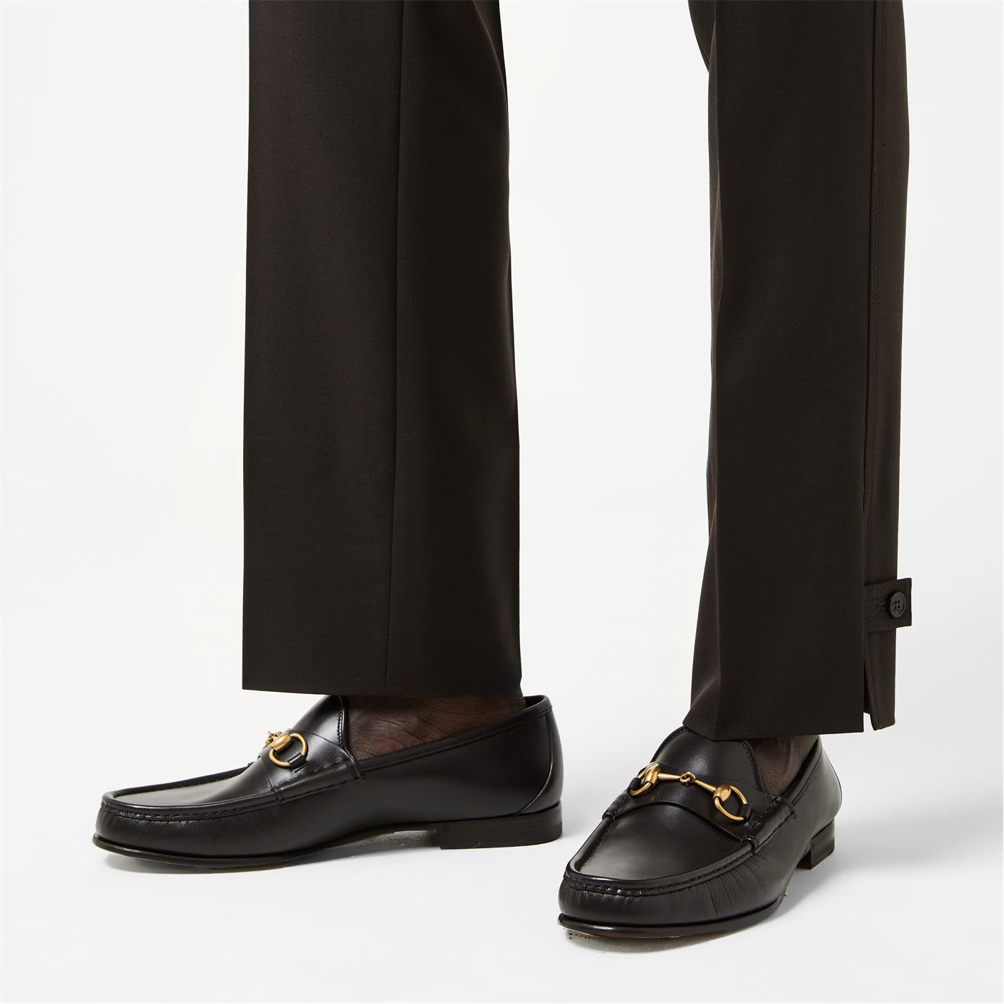 Gucci o1g2r1mq0426 Loafers in Dark Brown Size US 7.5 / EU 40-41 - 3 Thumbnail