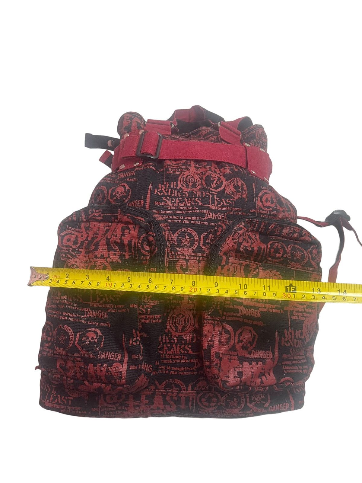 Japanese Brand Algonquins Backpack Seditionaries Punk Streetwear Size ONE SIZE - 6 Thumbnail